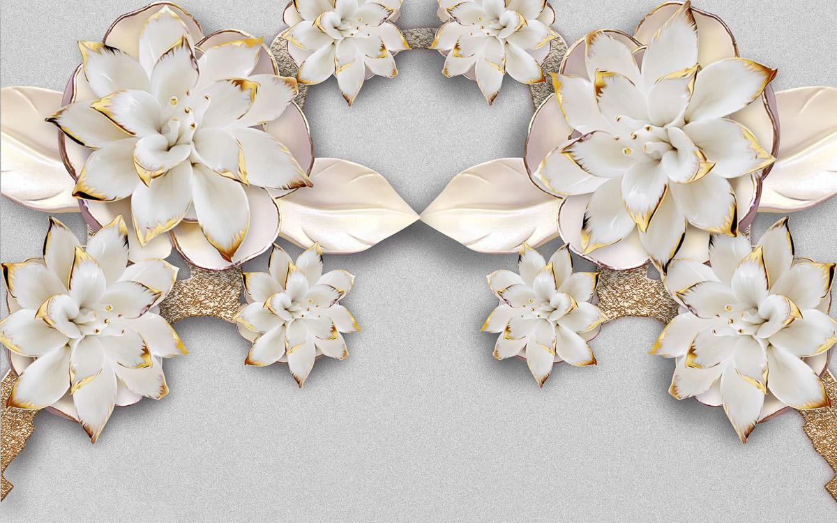 Muster mit Blumen