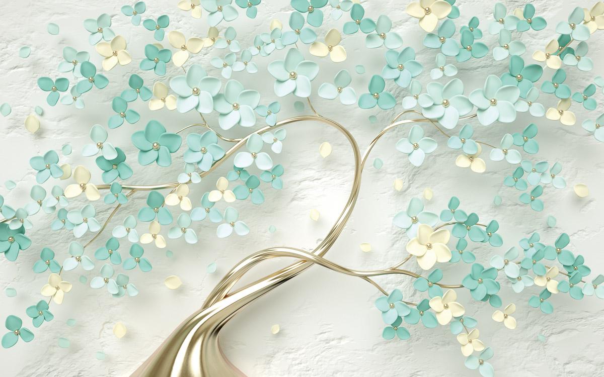 Muster mit Blumen