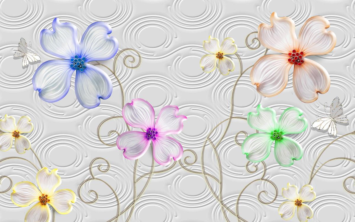 Muster mit Blumen