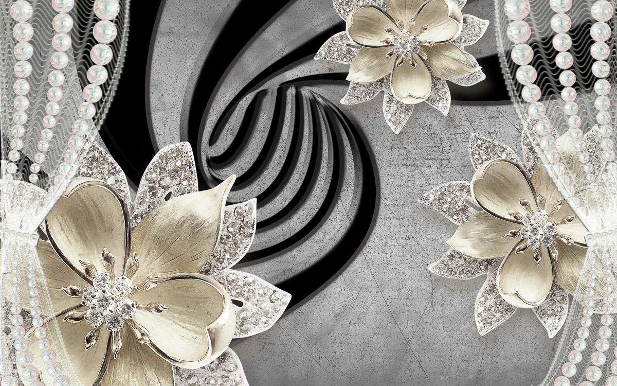 Muster mit Blumen