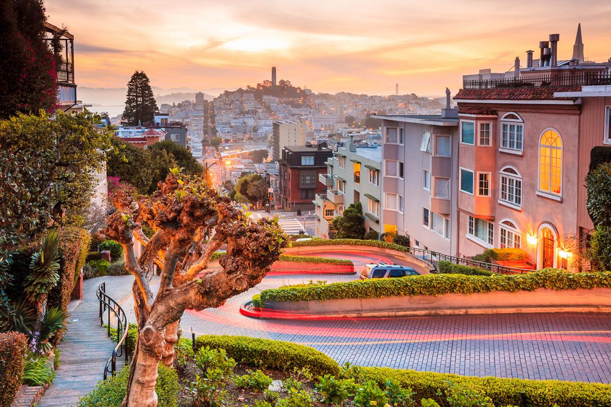 Lombard Street in San Francisco