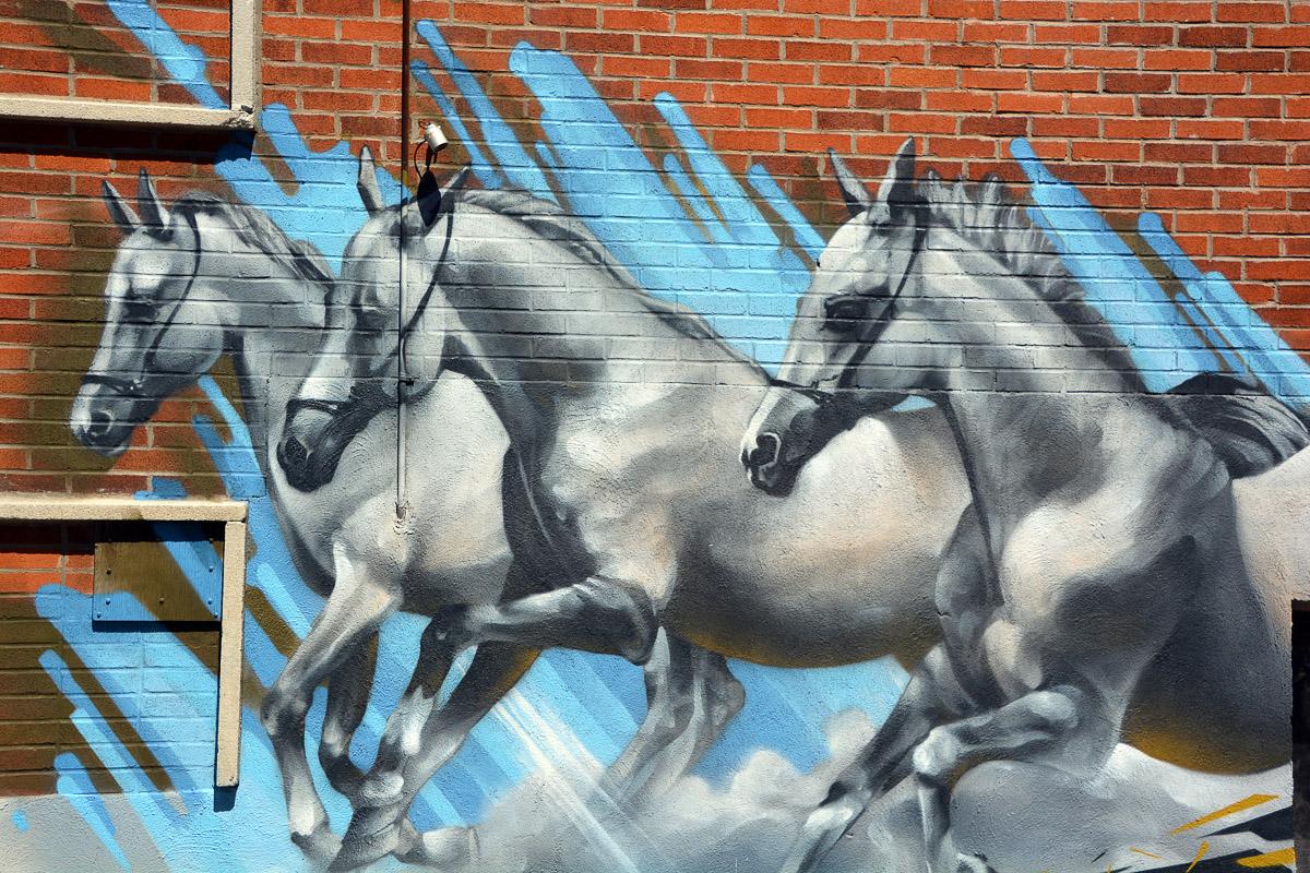 Landschaft mit Bergen