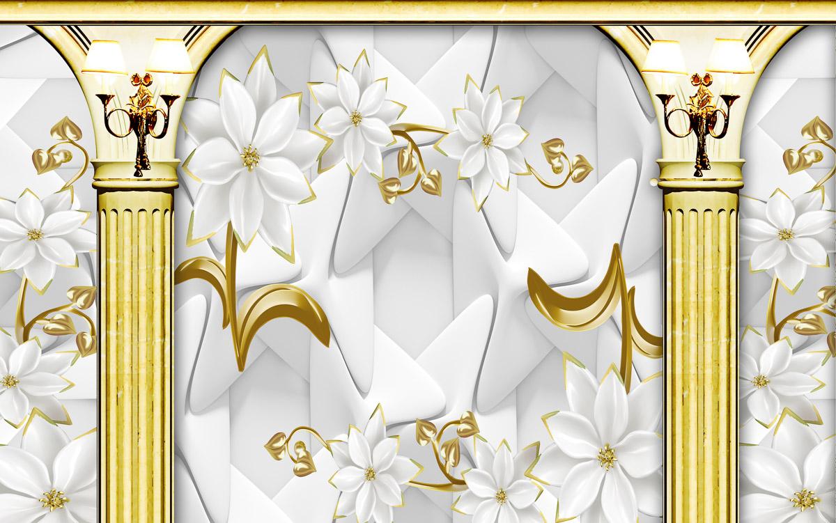 Muster mit Blumen