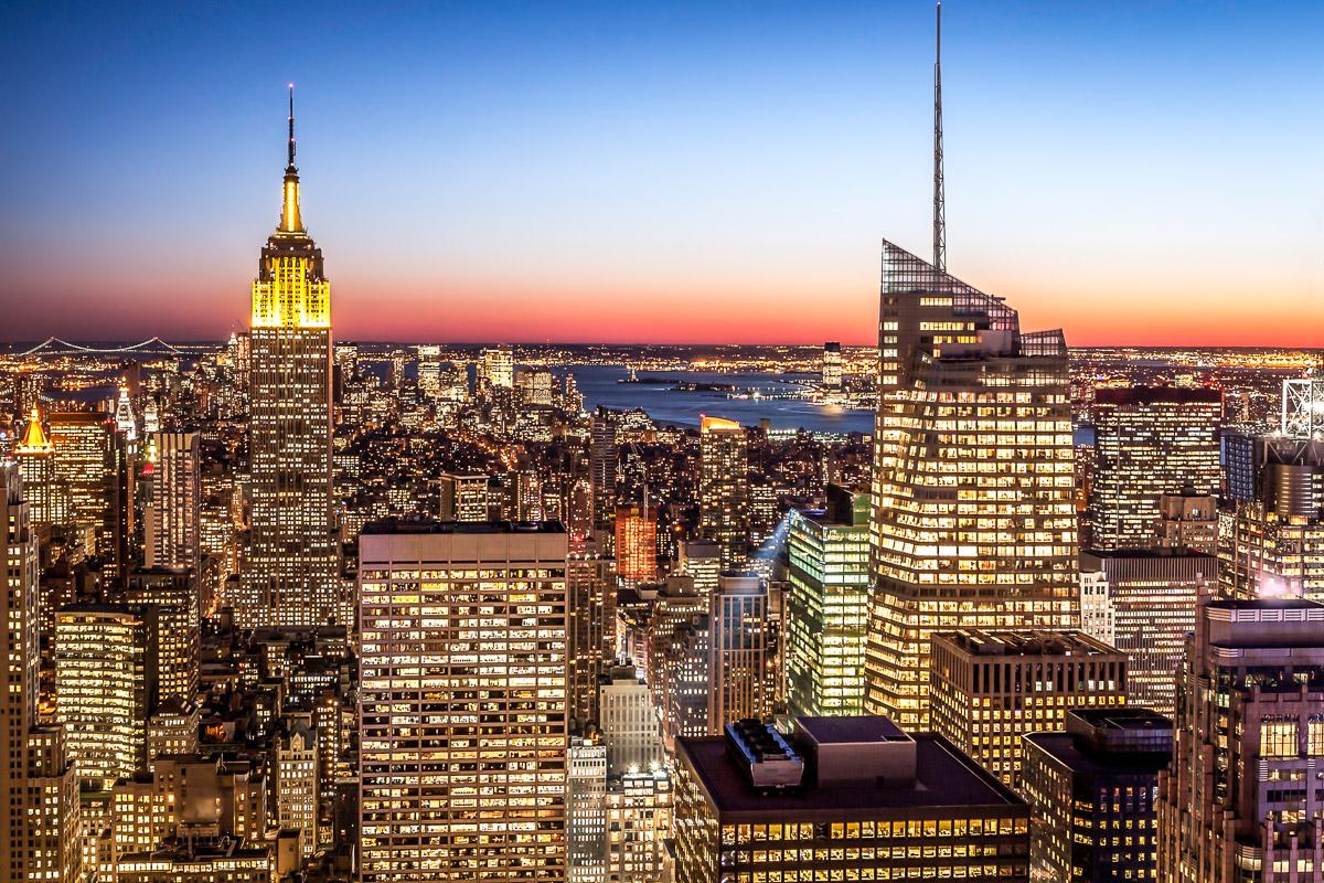 New York bei Nacht