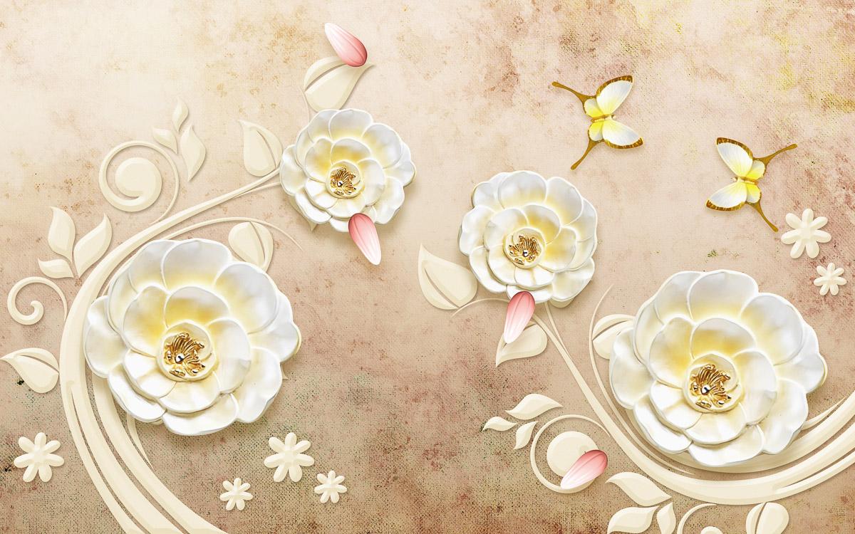 Muster mit Blumen