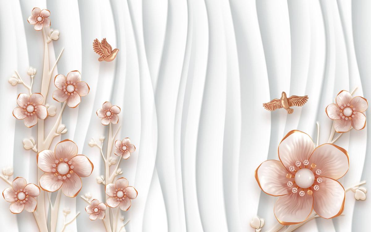 Muster mit Blumen