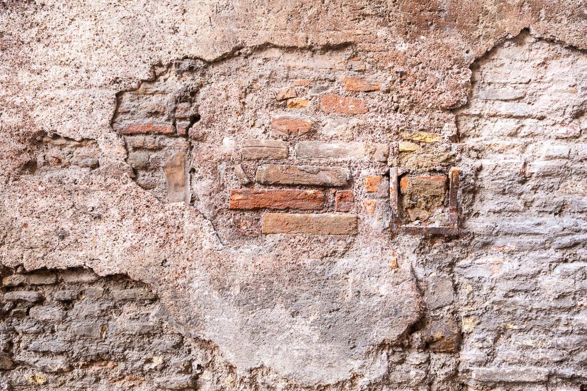 Alte ziegelmauer