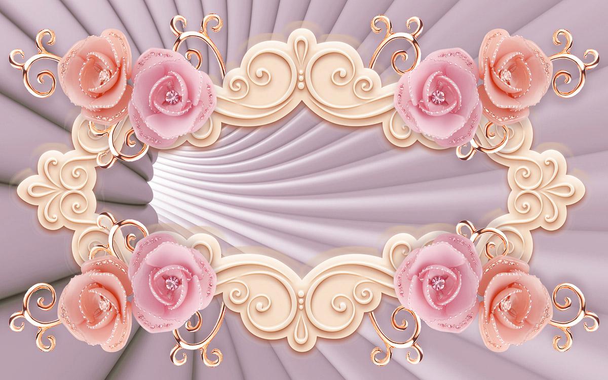 Muster mit Blumen