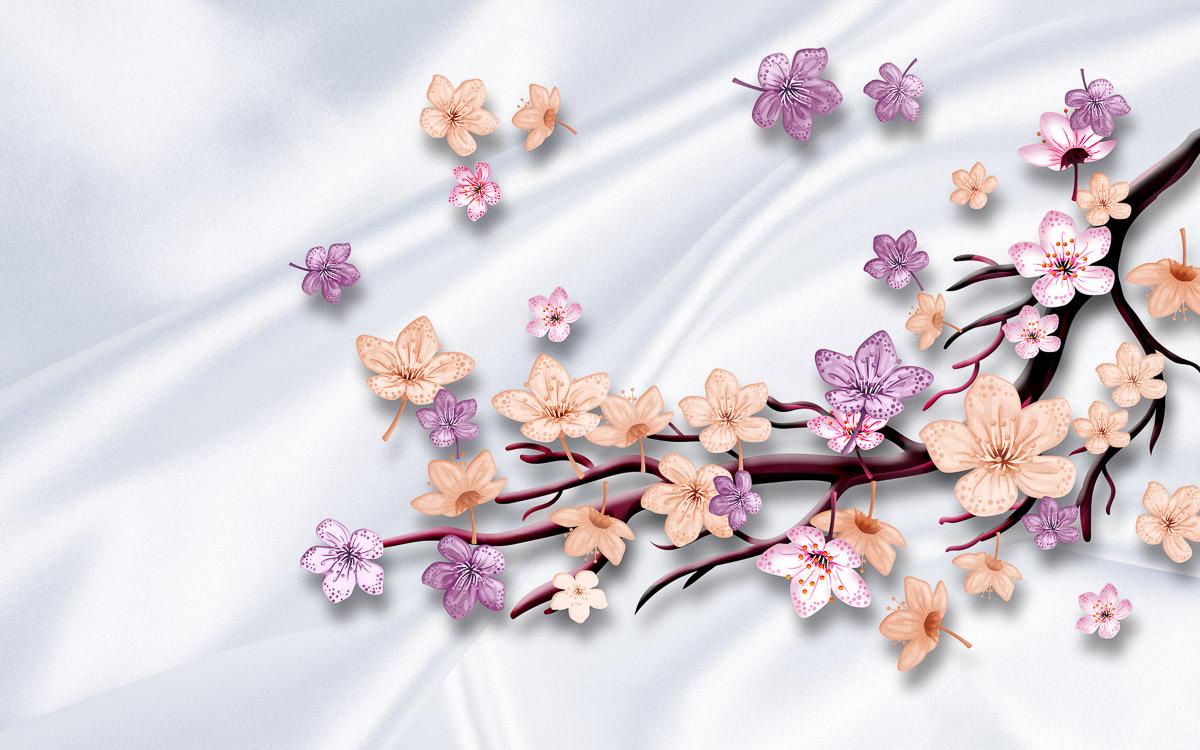 Muster mit Blumen