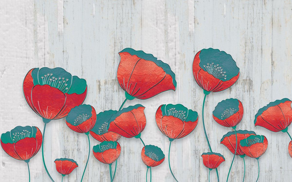 Muster mit Blumen