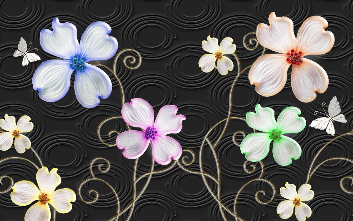 Muster mit Blumen