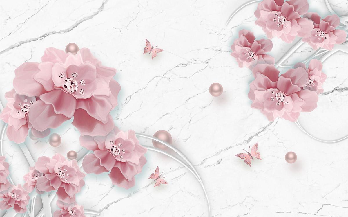 Muster mit Blumen