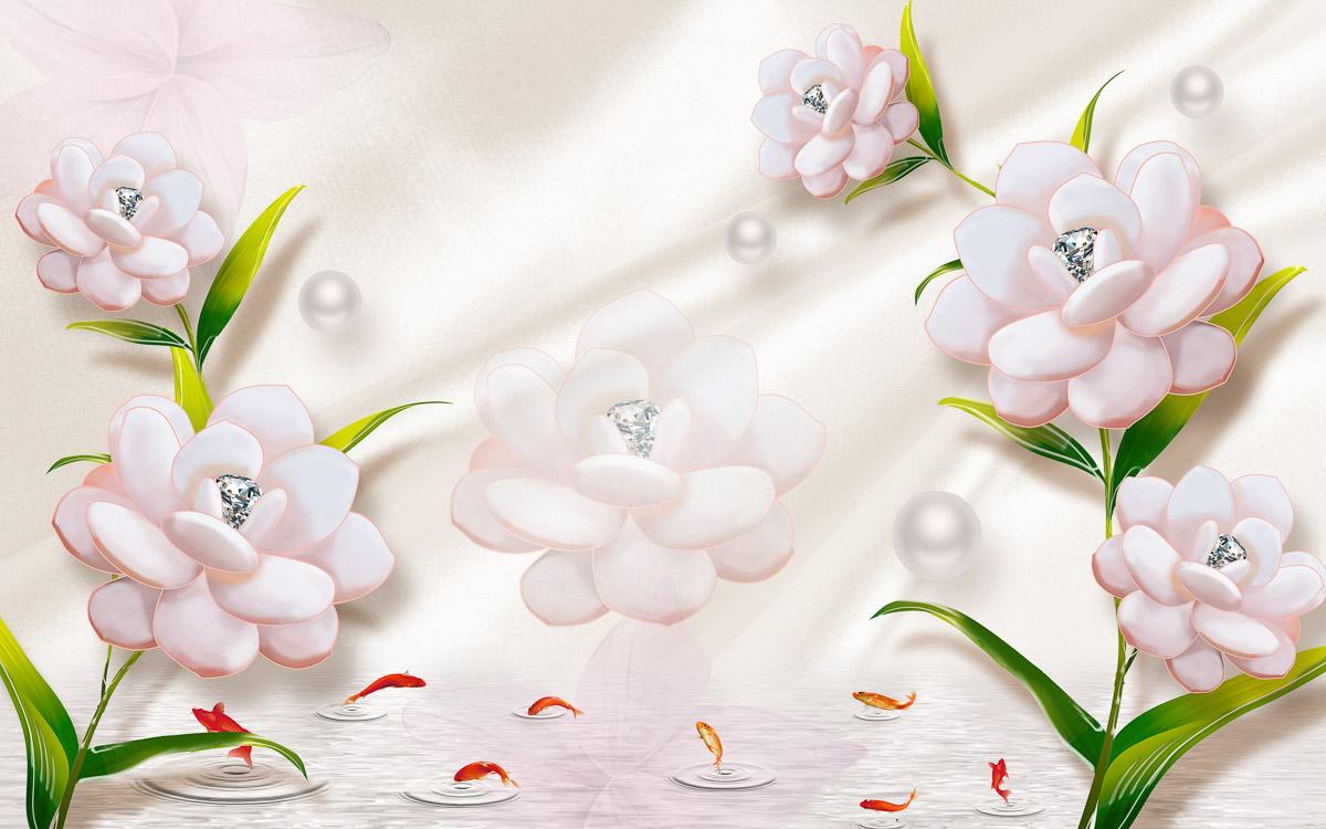 Muster mit Blumen