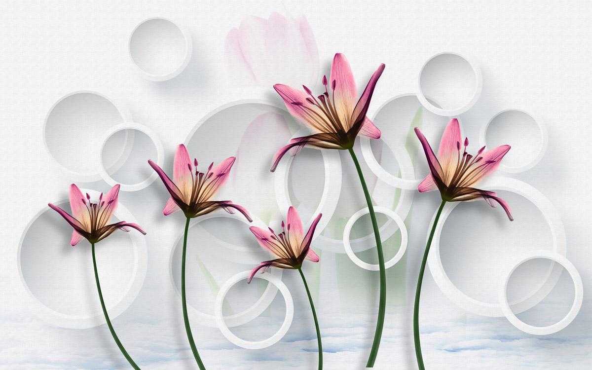 Muster mit Blumen