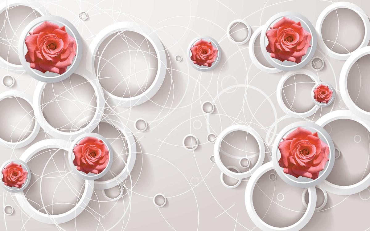 Muster mit Rosen