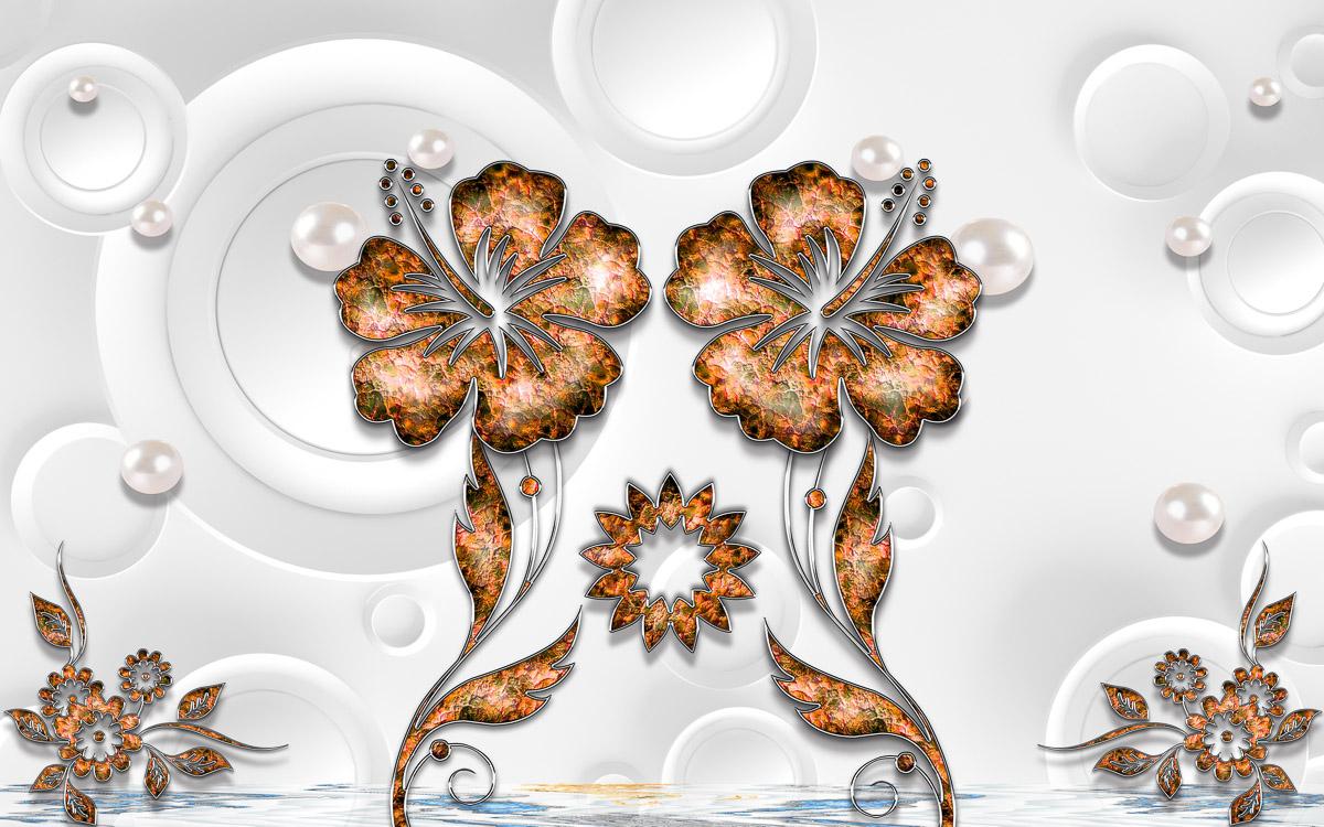 Muster mit Blumen