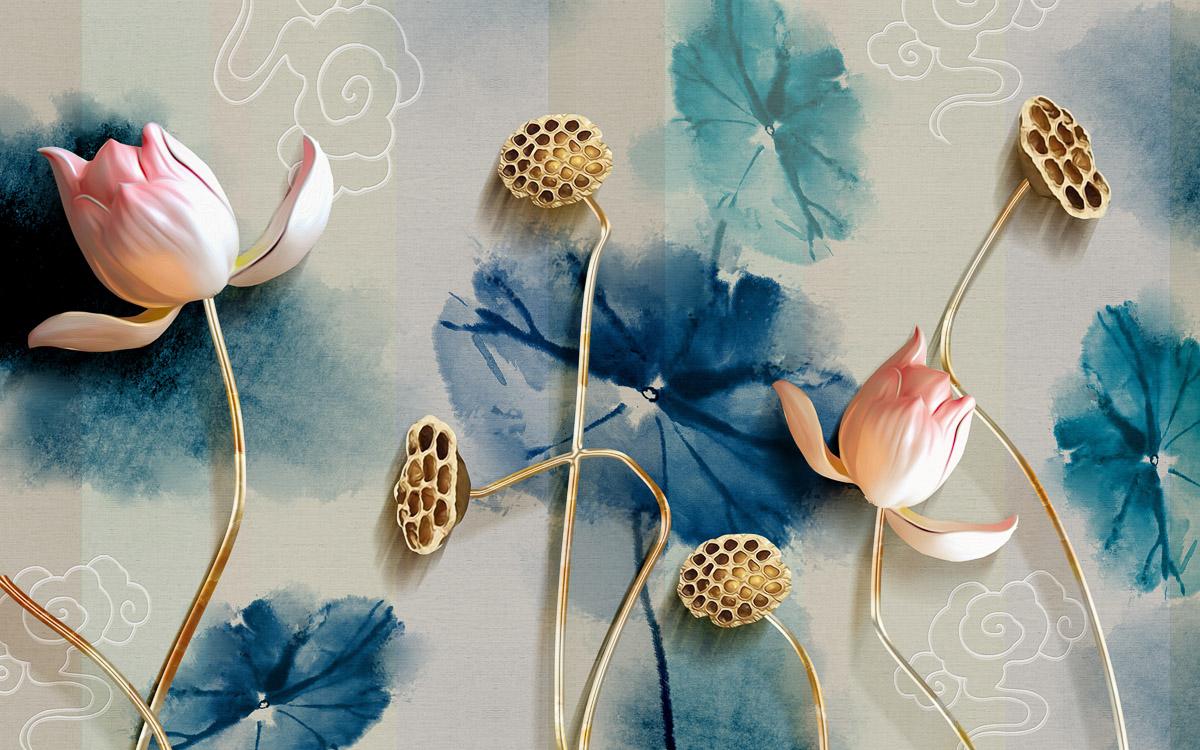 Muster mit Blumen
