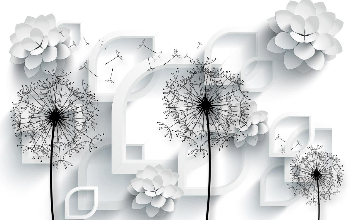 Muster mit Blumen