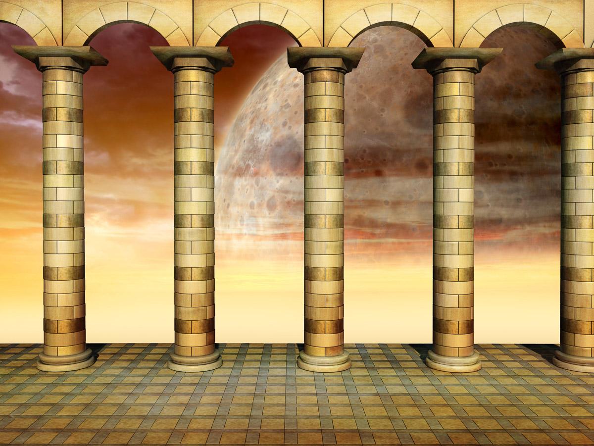 Terasse vor Planet