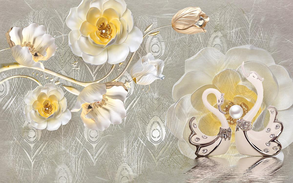 Muster mit Blumen