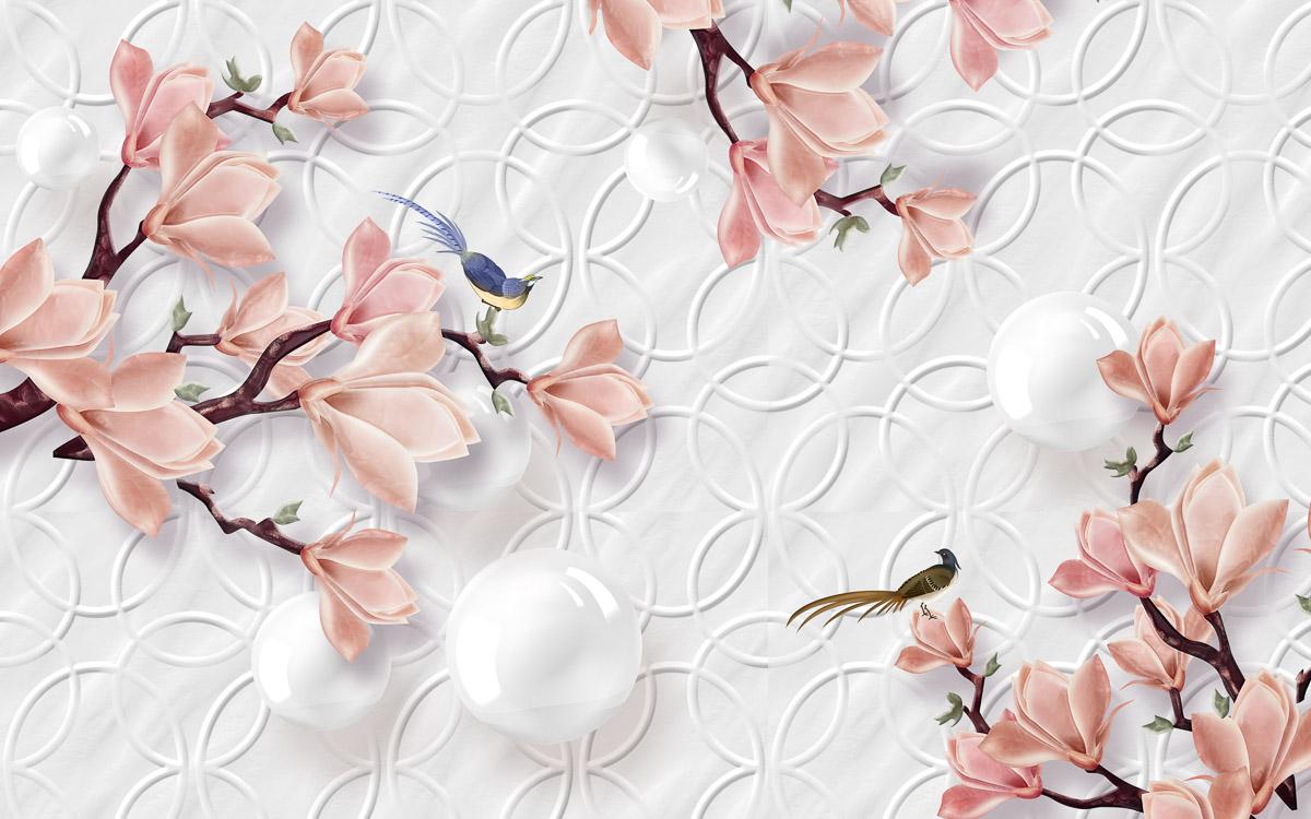 Muster mit Blumen