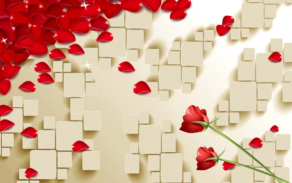 Muster mit Rosen