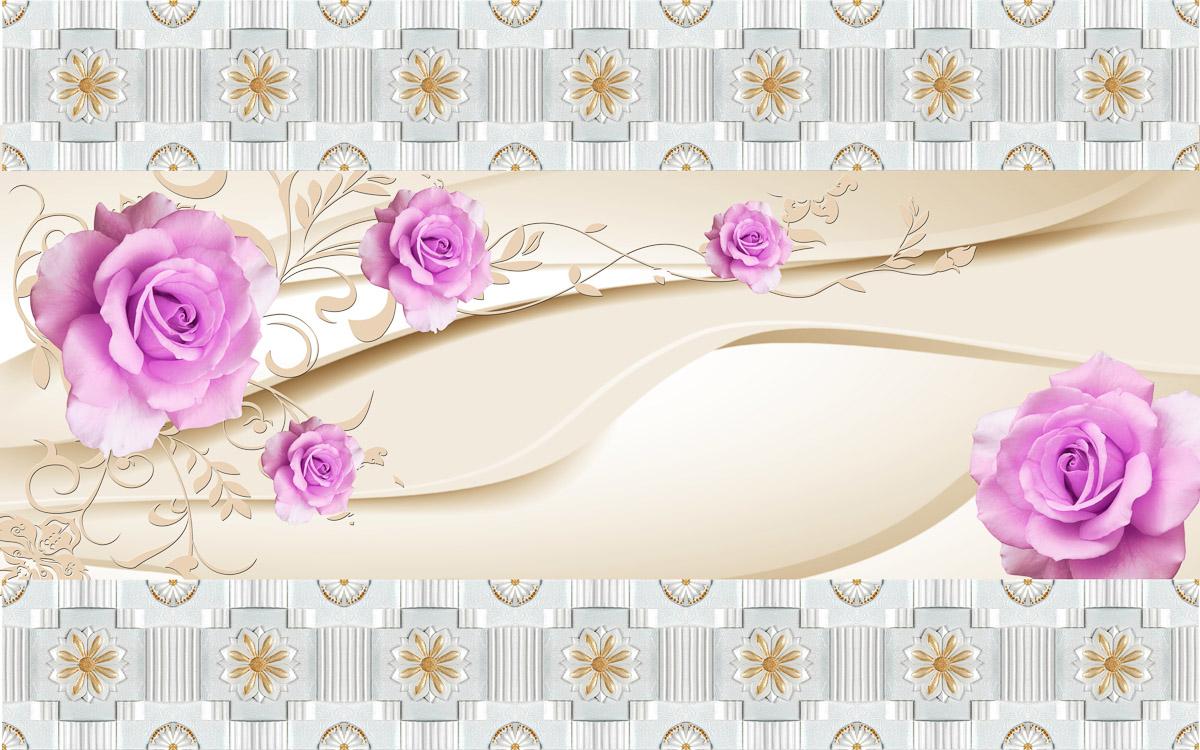 Muster mit Blumen