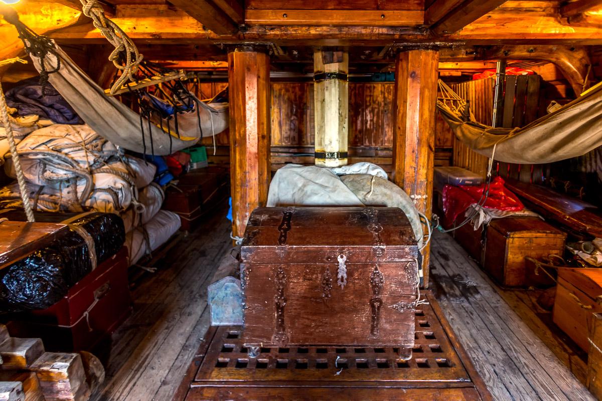 Piratenschiff von innen