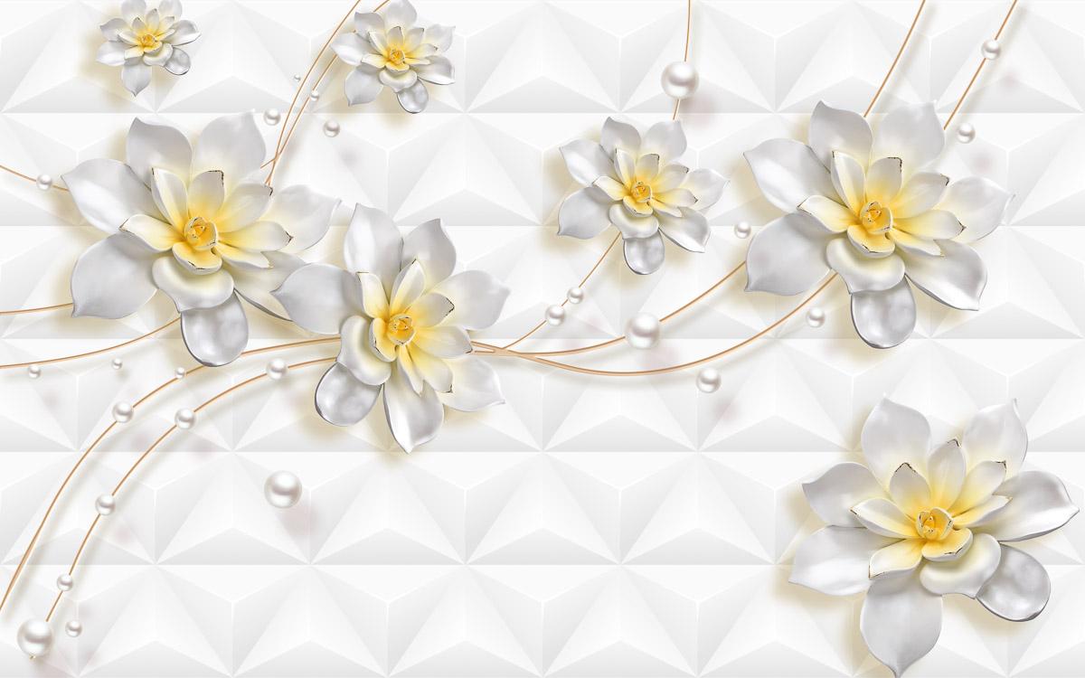 Muster mit Blumen