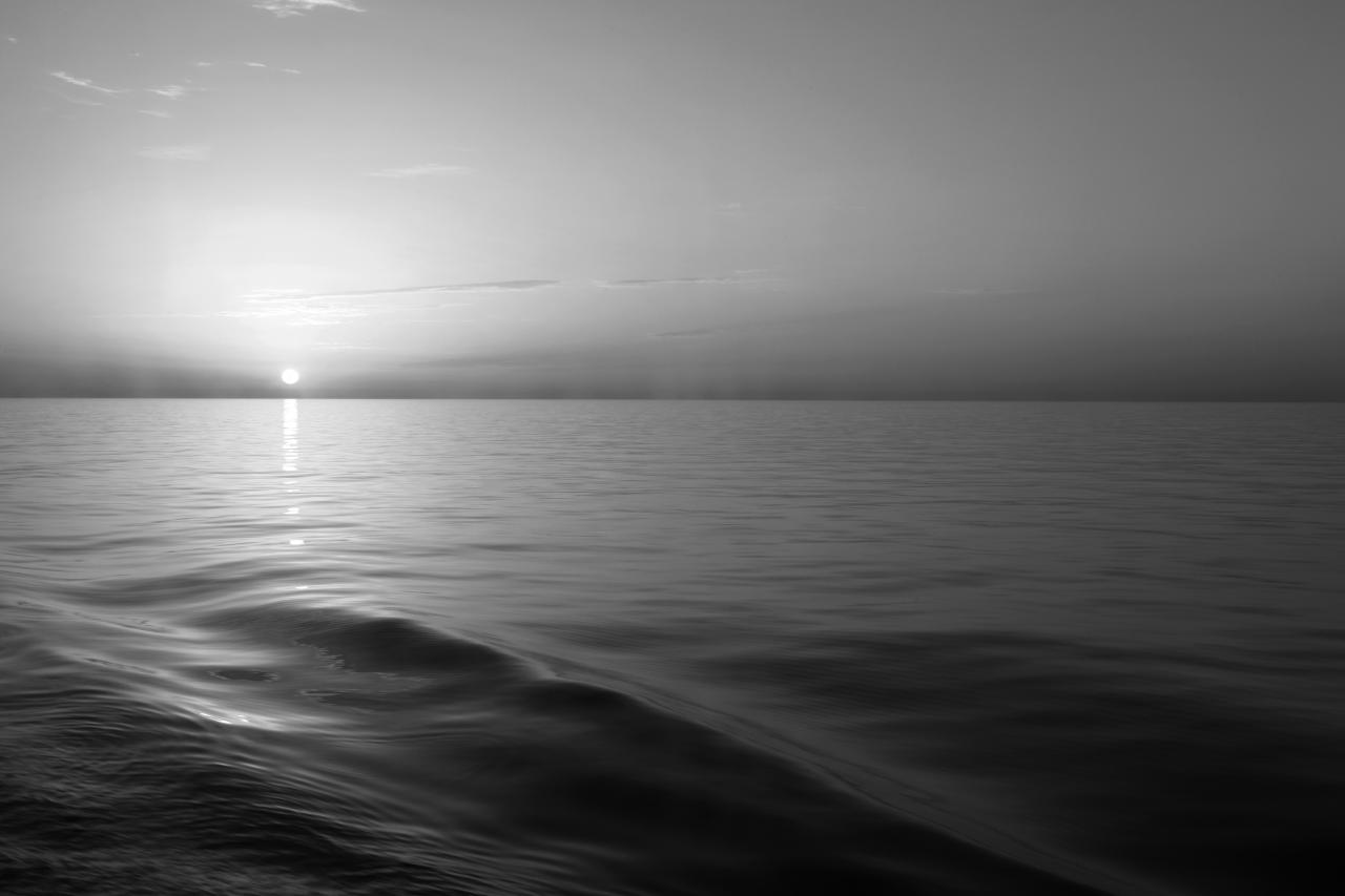 Meer Schwarz & Weiß