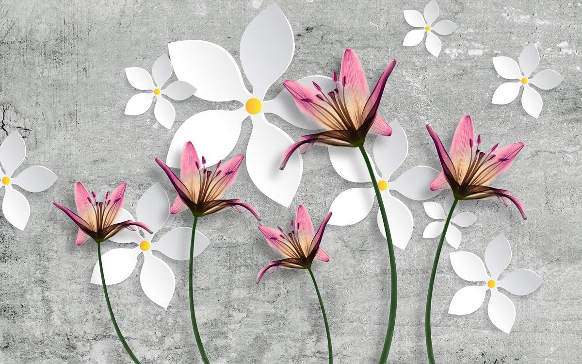 Muster mit Blumen