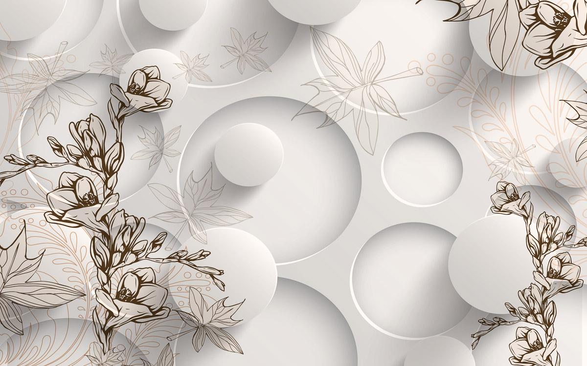 Muster mit Blumen