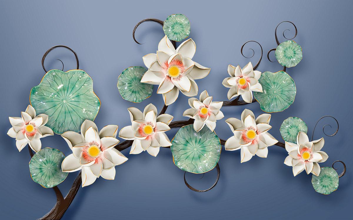 Muster mit Blumen
