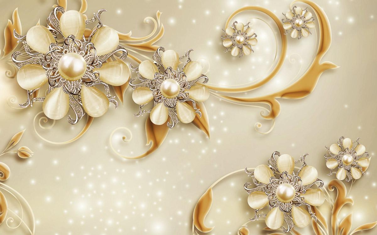 Muster mit Blumen