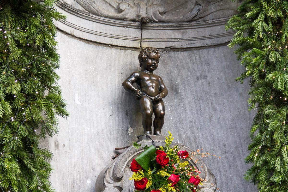 Brunnen mit Figur